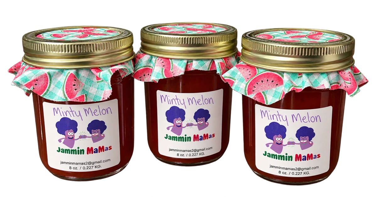 Jammin MaMas Minty Melon jams