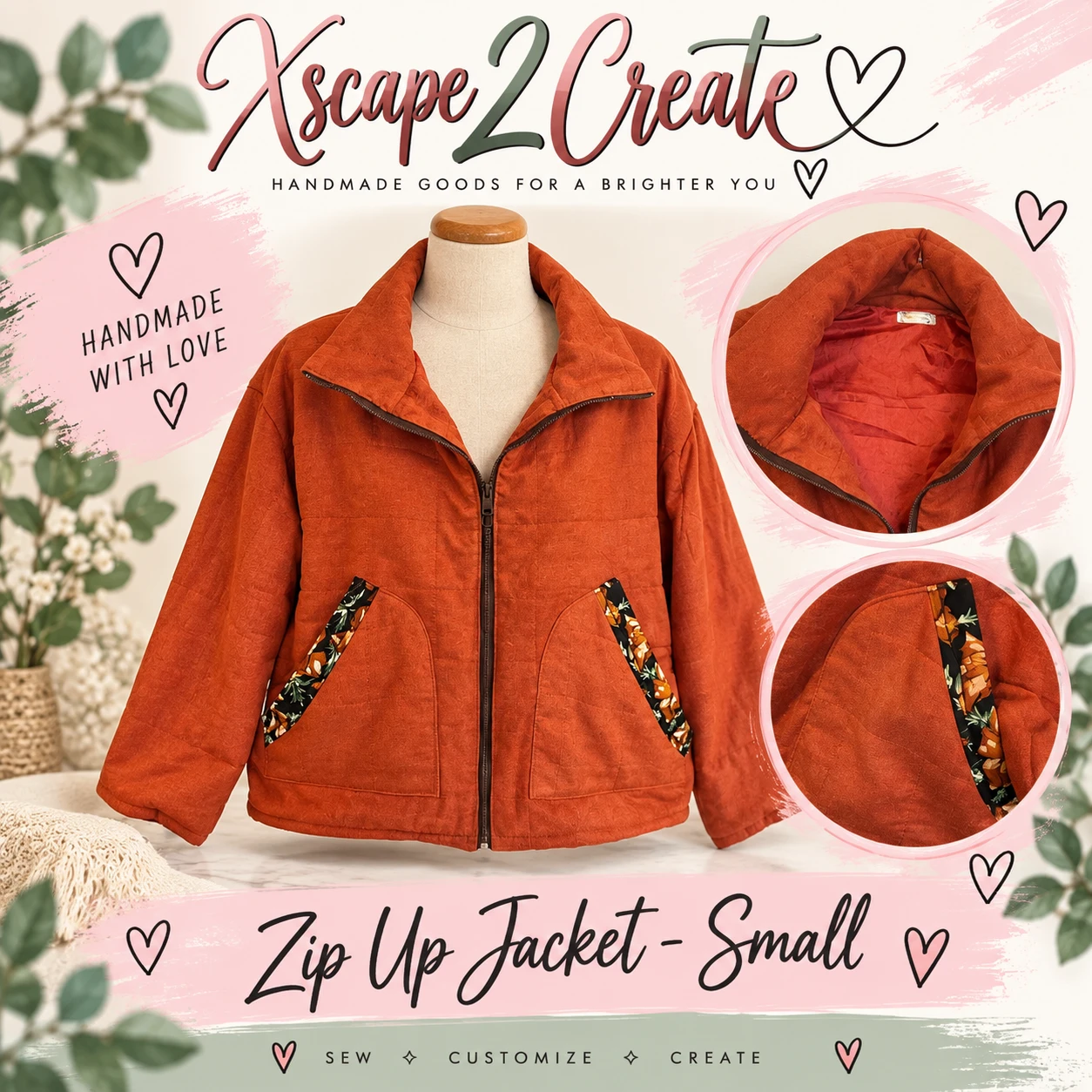Zip Up Jacket - Small